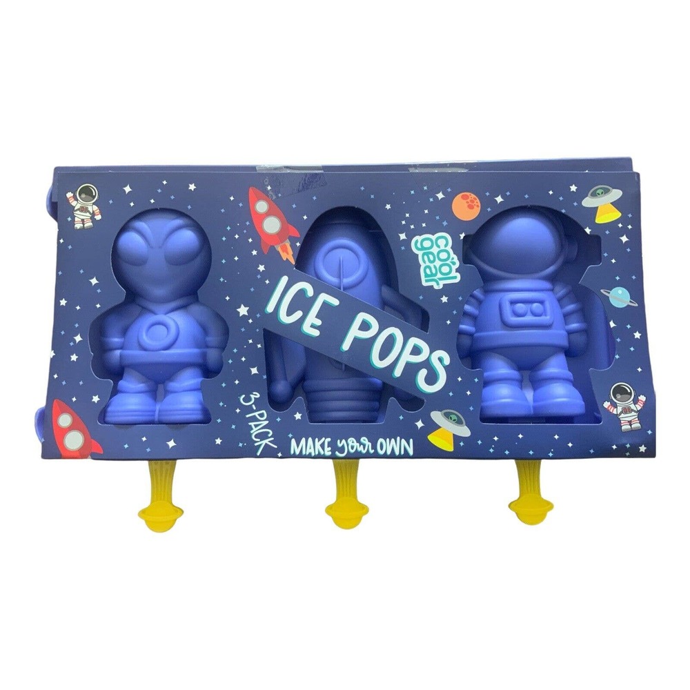 Cool Gear Space Ice Pops! Make Your Own Ice Pops Mold 3 Pack!
